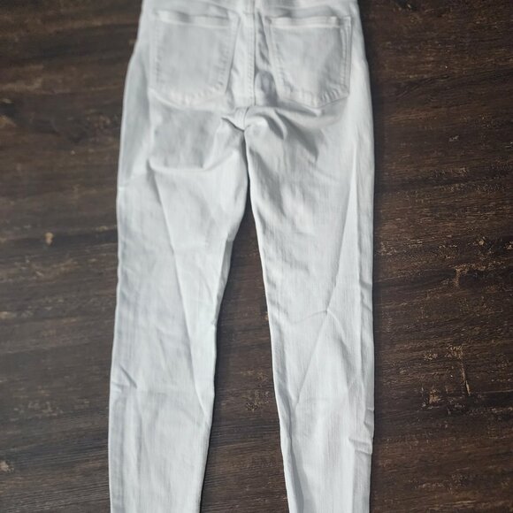 J.Crew Women's Jeans Toothpick Skinny Mid-Rise‎ Ankle White  Denim Size 26 - Picture 5 of 5